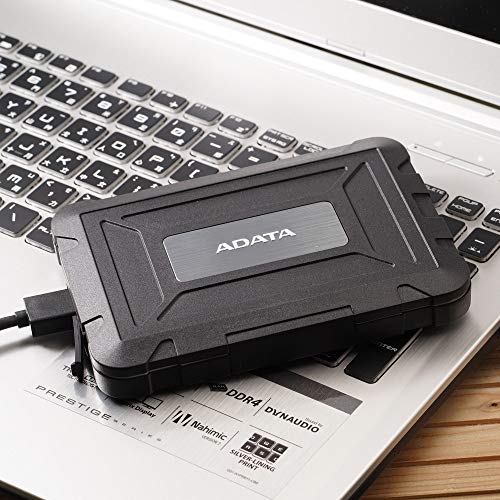 ADATA ED600 2.5 USB 3.2 Gen1 External Enclosure Cover Case for SSD and HDD - AED600-U31-CBK (Black) ADATA ED600 2.5 USB 3.2 Gen1 External Enclosure Cover Case for SSD and HDD - AED600-U31-CBK (Black)