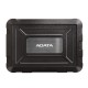 ADATA ED600 2.5 USB 3.2 Gen1 External Enclosure Cover Case for SSD and HDD - AED600-U31-CBK (Black)