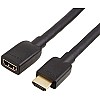 Amazon Basics High-Speed Male to Female HDMI Extension Cable - 10 Feet, Black