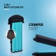 Havells HC4045 5-in-1 Multi Styling Kit - Straightener, Curler, Crimper, Conical Curler & Volume Brush For Multiple Hair Styles Blue Black