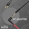 RPM Euro Games Wired in Ear Gaming Earphones with Mic for Mobile Phones, Pc, Ps4, Xbox One, Nintendo Switch - (Red)