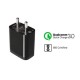 Mi QC 3.0 (9V) Charger 18W Wall Charger Fast Chargin Certified Qualcomm Quick Charge 3.0 + BIS Certified Compatible for Power Banks