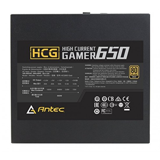 Antec HCG 850 Gold 80 Plus Gold Fully Modular Power Supply