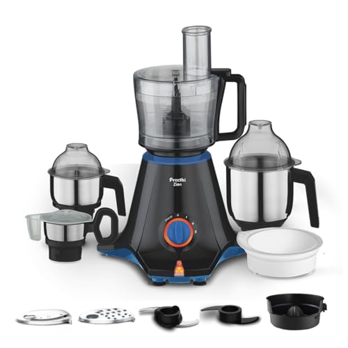 Preethi Zion MG-227 750 Watt Mixer Grinder Flexi lids, Vega Black Preethi Zion MG-227 750 Watt Mixer Grinder Flexi lids, Vega Black