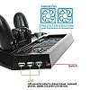 New World Vertical Stand with Cooling Fan Dual Charger Charging Dock for PS4