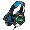 Cosmic Byte GS420 Headphones with Mic, RGB LED lights (Black/Blue)