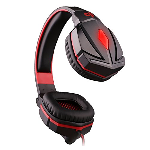 Cosmic Byte Over the Ear Headphone with Mic & LED - G4000 Edition (Red) Cosmic Byte Over the Ear Headphone with Mic & LED - G4000 Edition (Red)