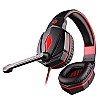 Cosmic Byte Over the Ear Headphone with Mic & LED - G4000 Edition (Red)