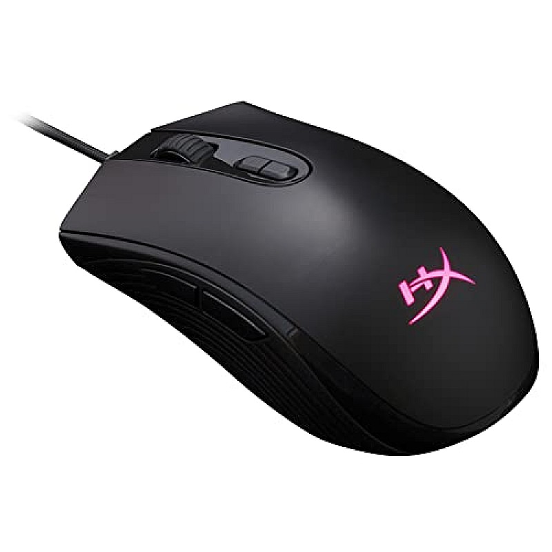 HyperX Pulsefire Surge RGB Wired Optical USB Gaming Mouse, Pixart 3389 Sensor up to 16000 DPI, Ergonomic, 6 Programmable Buttons - Black (HX-MC002B)