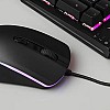 HyperX Pulsefire Surge RGB Wired Optical USB Gaming Mouse, Pixart 3389 Sensor up to 16000 DPI, Ergonomic, 6 Programmable Buttons - Black (HX-MC002B)