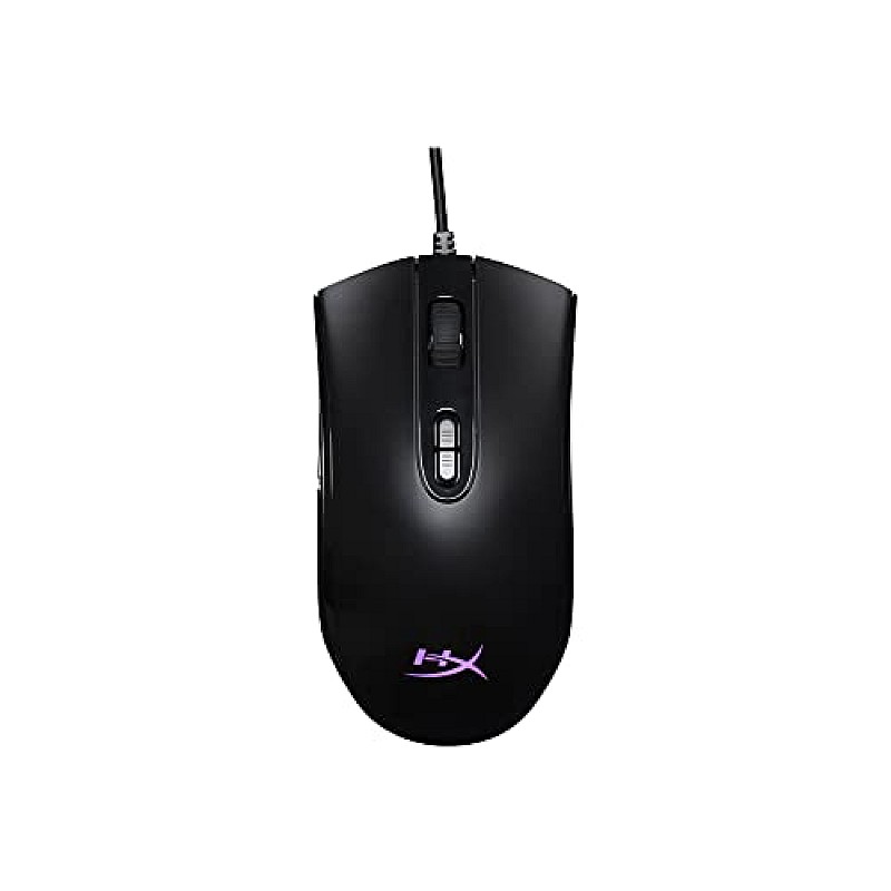 HyperX Pulsefire Surge RGB Wired Optical USB Gaming Mouse, Pixart 3389 Sensor up to 16000 DPI, Ergonomic, 6 Programmable Buttons - Black (HX-MC002B)