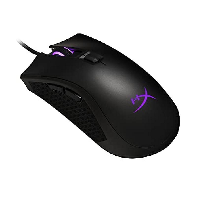 HyperX Pulsefire Surge RGB Wired Optical USB Gaming Mouse, Pixart 3389 Sensor up to 16000 DPI, Ergonomic, 6 Programmable Buttons - Black (HX-MC002B)