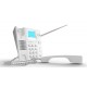 for Dual Sim F1+ GSM Fixed Wireless Corded & Cordless Landline Phone (White)