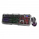 Zebronics Transformer Gaming Keyboard and Mouse Combo,Braided Cable,Durable Al body,Multimedia keys and Sensor with 3200 DPI(Black)