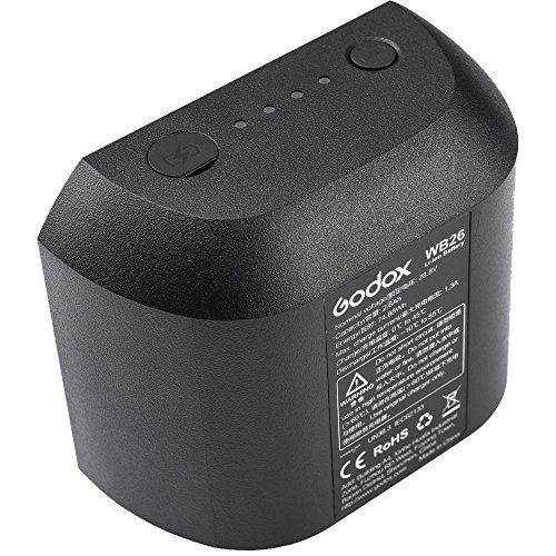 Godox WB26 Li-ion Battery for AD600 Pro Witstro TTL Strobe All-in-one Outdoor Flash Godox WB26 Li-ion Battery for AD600 Pro Witstro TTL Strobe All-in-one Outdoor Flash