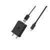 Motorola 15 W Single Port Wall Charger For Smartphones, Tablets, Digital Cameras With Usb Type C Cable - Black Motorola 15 W Single Port Wall Charger For Smartphones, Tablets, Digital Cameras With Usb Type C Cable - Black