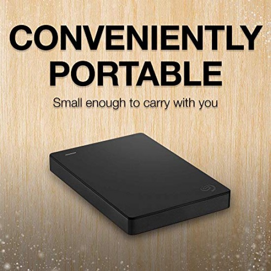 Seagate Portable 1TB External Hard Drive HDD USB 3.0 for PC, Mac, PS4, & Xbox, 1-year Rescue Service (STGX1000400)