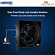 Luminous Vento Deluxe 250 mm Exhaust Fan For Kitchen Rust Proof Body and Dust Protection Shutter Black