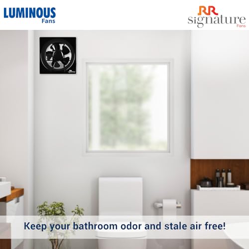 Luminous Vento Deluxe 250 mm Exhaust Fan For Kitchen Rust Proof Body and Dust Protection Shutter Black Luminous Vento Deluxe 250 mm Exhaust Fan For Kitchen Rust Proof Body and Dust Protection Shutter Black