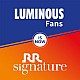 Luminous Vento Deluxe 250 mm Exhaust Fan For Kitchen Rust Proof Body and Dust Protection Shutter Black