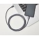 AmazonBasics Double Braided Nylon USB Type-C to Type-C 2.0 Cable, Charging Adapter, Smartphone 6 feet, Dark Grey