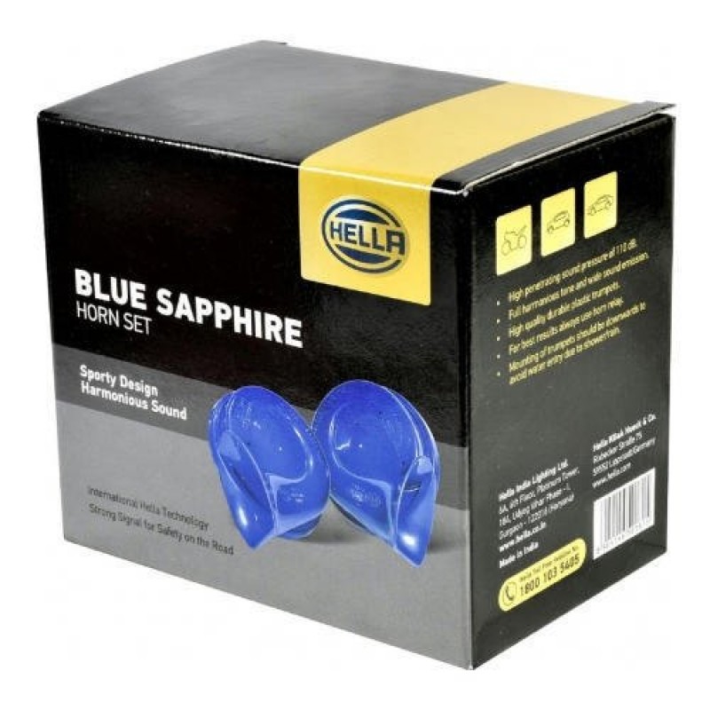 Hella Horn Set (Set of 2, Blue Sapphire)