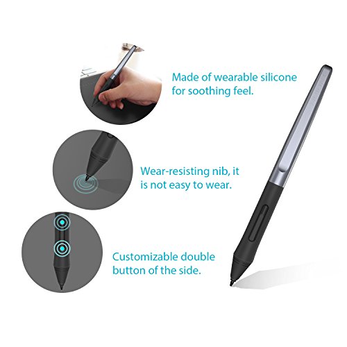 Huion PW100 Battery-Free Stylus Pen for Huion Drawing Graphics Tablet H640P H950P H1060P H1161 HS64 HS610 Writing Tablet Huion PW100 Battery-Free Stylus Pen for Huion Drawing Graphics Tablet H640P H950P H1060P H1161 HS64 HS610 Writing Tablet