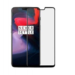 Airtree OnePlus 6 Full Coverage 5D Black Tempered Glass
