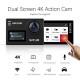 SJCAM Legend SJ6 Sports Gyro Action Camera with 5.08 cm (2") Dual LCD Touch Screen, 1080p Resolution, Black