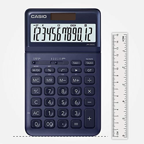 Casio JW-200SC-NY Premium & Stylish Calculator (Dark Blue) Casio JW-200SC-NY Premium & Stylish Calculator (Dark Blue)