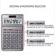 Casio JW-200SC-GY Premium & Stylish Calculator (Grey)