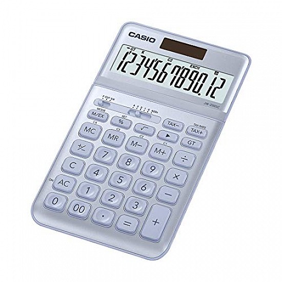 Casio JW-200SC-BU Premium & Stylish Calculator (Light Blue)