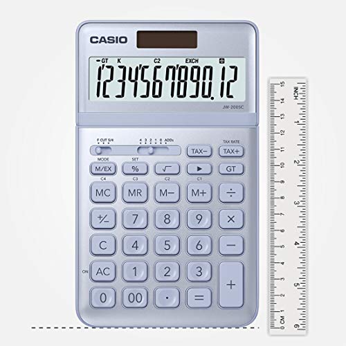 Casio JW-200SC-BU Premium & Stylish Calculator (Light Blue) Casio JW-200SC-BU Premium & Stylish Calculator (Light Blue)