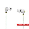 boAt Nirvaanaa Bliss Ceramic In-Ear earphone with Mic (Glazy White)