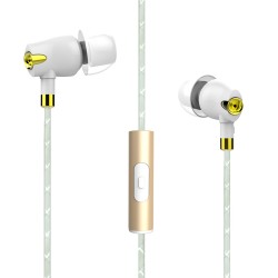 boAt Nirvaanaa Bliss Ceramic In-Ear earphone with Mic (Glazy White)