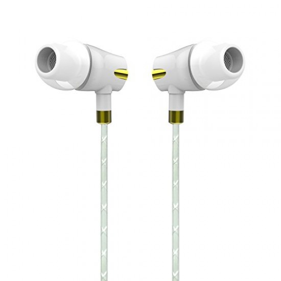 boAt Nirvaanaa Bliss Ceramic In-Ear earphone with Mic (Glazy White)