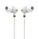 boAt Nirvaanaa Bliss Ceramic In-Ear earphone with Mic (Glazy White)