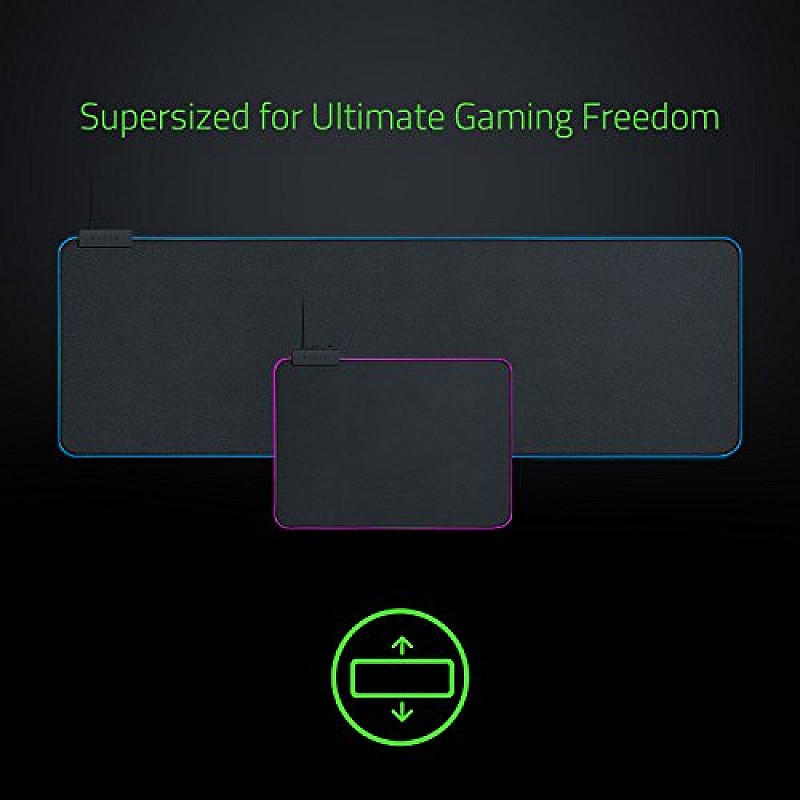 Razer Goliathus Extended Chroma Micro-Textured Cloth Surface Soft Extended Gaming Mouse Mat