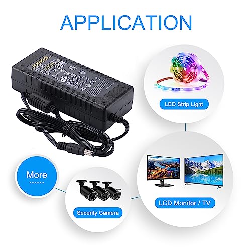 Coolm Ac Adapter 100-240v To Dc 12v 6a Power Supply Charger Dc Plug For Led Strips Lighting Coolm Ac Adapter 100-240v To Dc 12v 6a Power Supply Charger Dc Plug For Led Strips Lighting
