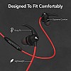 Boult Audio ProBass Space Bluetooth Wireless in Ear Earphones with Mic (Red)