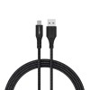 AmazonBasics USB A to Lightning PVC Molded Nylon MFi Certified Charging Cable (Black, 1.2 meter)