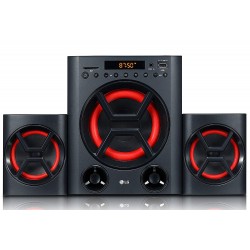 Lg Xboom Lk72b Bass Blast Plus Usb Fm Radio 40 W Bluetooth Speaker Aux In Sd Card Black