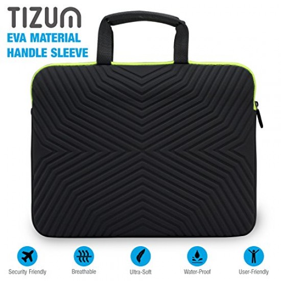 Tizum Laptop-Bag Sleeve Case Cover for 15/15.6-Inch Laptop (Black)