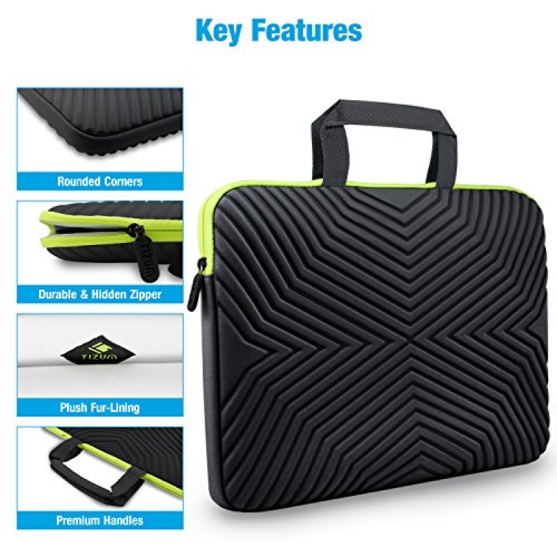 Tizum Laptop-Bag Sleeve Case Cover for 15/15.6-Inch Laptop (Black) Tizum Laptop-Bag Sleeve Case Cover for 15/15.6-Inch Laptop (Black)