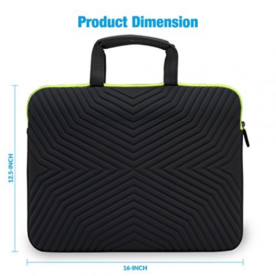 Tizum Laptop-Bag Sleeve Case Cover for 15/15.6-Inch Laptop (Black)