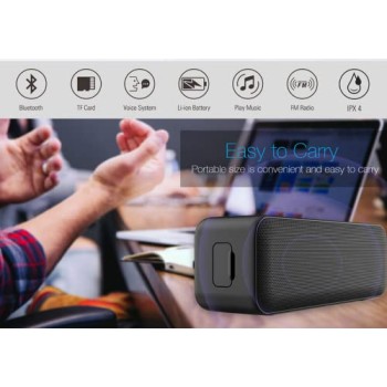 F&D W26 Portable Wireless Bluetooth BT Speaker- Black F&D W26 Portable Wireless Bluetooth BT Speaker- Black