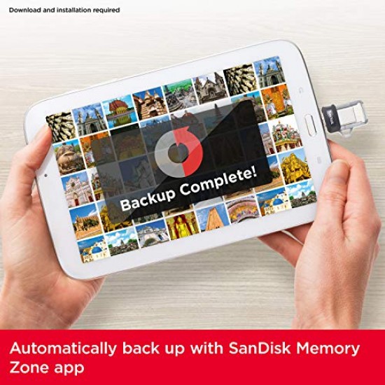 SanDisk Ultra Dual SDDD3-128G-I35 USB 3.0 128GB Flash Drive (Dual Micro-USB and USB 3.0 connectors)