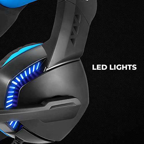 Cosmic Byte H3 Gaming Wired over ear Headphone With Mic For Pc, Laptops, Mobiles, Ps4, Xbox One (Blue)- Cosmic Byte H3 Gaming Wired over ear Headphone With Mic For Pc, Laptops, Mobiles, Ps4, Xbox One (Blue)-