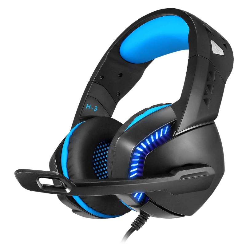 Cosmic Byte H3 Gaming Wired over ear Headphone With Mic For Pc, Laptops, Mobiles, Ps4, Xbox One (Blue)-