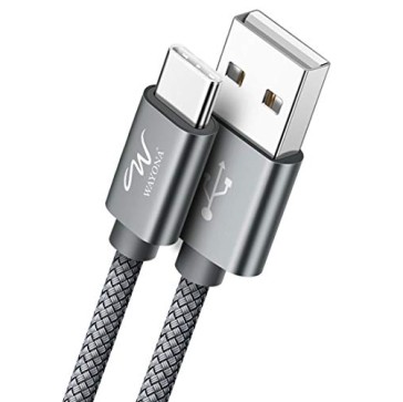Wayona USB Type C 65W Fast Charger Cable Fast Charging USB C Data Cable Compatible for Samsung Galaxy (3 FT Pack of 1, Grey) Wayona USB Type C 65W Fast Charger Cable Fast Charging USB C Data Cable Compatible for Samsung Galaxy (3 FT Pack of 1, Grey)